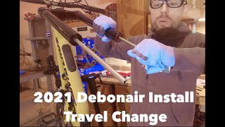 Lyrik  Pike Lower Leg Service Travel Change and 2021 Debonair Air Spring Upgrade Install [upl. by Ahsatal]