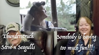 Thunderstruck  StevenSeagulls  SO MUCH FUN Grandparents from Tennessee USA react [upl. by Yendirb]