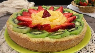 Crostata con ricotta e frutta [upl. by Toomin]