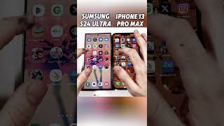 iPhone 13 Pro Max vs Samsung S24 Ultra SPEED TEST 🚀 Who’s the REAL SPEED KING 👑shortsviralvideo [upl. by Einafets]