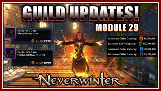 GUILD UPDATES Opportunities for Earning Diamonds charts amp Capacity x10  Guild Week  Neverwinter [upl. by Annawot]