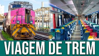 Viajando no Trem de Passageiros da Vale de Belo HorizonteMG até CariacicaES [upl. by Tirza]