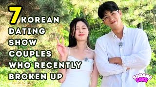 Find out couples from recent Korean dating shows who have broken up [upl. by Aicert]