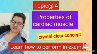 Properties of cardiac muscle [upl. by Onaled]