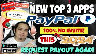 Top 3 Legit Paypal Paying Apps 2024  Earn 5 Paypal Money Daily  Legit Paypal Paying Apps 2024 [upl. by Cato]