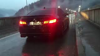 BMW 535D F10  stage 1  Straightpipe Down pipe  Exhaust Sound [upl. by Mathias]