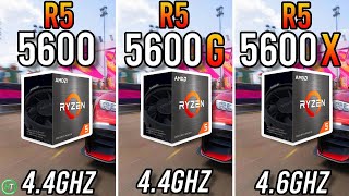 Ryzen 5 5600 vs Ryzen 5 5600G vs Ryzen 5 5600X [upl. by Braasch]