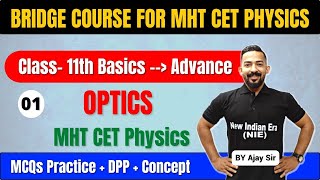 Optics Class 11th Physics MHT CET Basics To Advance DPP MCQs Concept nie cet mhtcet [upl. by Perle]