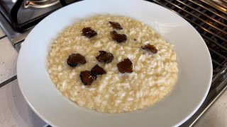 Risotto al Tartufo Parpachef insegna la tecnica base di mantecazione del riso [upl. by Arreik]