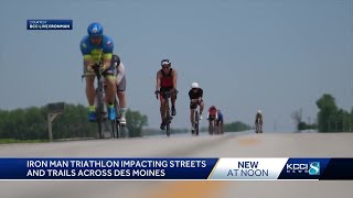 Half Ironman returns to Des Moines a look at the road closures [upl. by Enylecoj]