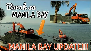 GABUNDOK NG BURAK NAHUKAY SA MANILA BAY  MANILA BAY UPDATE 3232019 [upl. by Laup]