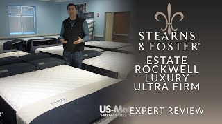 Stearns amp Foster Estate Rockwell Luxury Ultra Firm Mattress Expert Review [upl. by Arries]