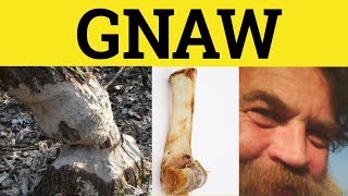 🔵 Gnaw Meaning  Gnaw At Examples  Gnaw Away Definition  Gnaw Away At Explained  Phrasal Verbs [upl. by Diaz]