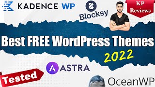 4 Best Free WordPress Themes For 2022 🔥 Super Fast amp FREE Themes [upl. by Hoopen720]