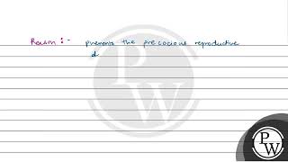 These questions consist of two statements each printed as Assertion and Reason While ans [upl. by Hakvir]