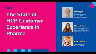 Webinar The State of HCP Customer Experience in Pharma [upl. by Leonardo]