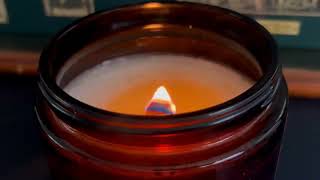 ASMR  Crackling candle calming afternoon atmosphere for meditation and relaxation [upl. by Annekam888]