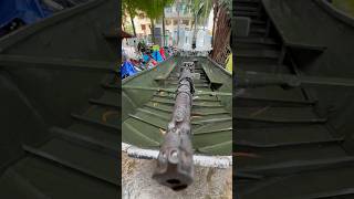 Exploring War Boat with Gun at War Remnants Museum  Vietnam War History boat saigon shorts [upl. by Bethany598]