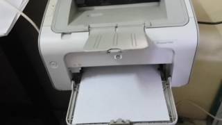 Cara Print Tes Printer HP Laserjet P1005 Tanpa Komputer [upl. by Onailime]