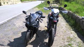 Yamaha YZF r125 vs Beta rr 125 lc [upl. by Eibba243]