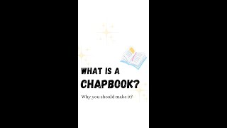 What is Chapbook Why writers make it [upl. by Cheyney]