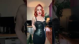 Been back in corsets recently pinup corset [upl. by Htiekram]