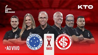 AO VIVO SUPER JORNADA KTO CRUZEIRO X INTERNACIONAL  CAMPEONATO BRASILEIRO  202 [upl. by Kimmie]