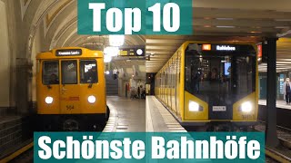 Top 10 Schönste Berliner UBahnhöfe 2021 [upl. by Edlihtam]