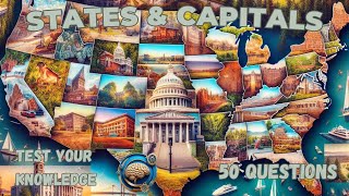 Can You Name All 50 US States and Capitals [upl. by Sev]