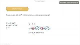 Količina naelektrisanja  Fizika za osmi razred [upl. by Eillat]