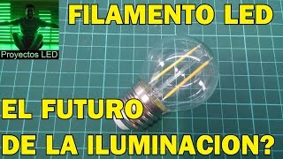 Review lampara de filamento led ¿el futuro de la iluminacion [upl. by Yelekreb685]