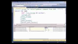 Файловые таблицы FileTables FileStream в SQL Server 2012 [upl. by Medea]