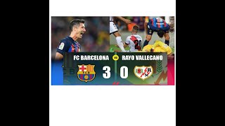 ALL GOALS  BARCELONA VS RAYO VALLECANO [upl. by Imas]