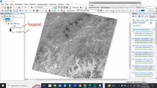 Calculating NDVI from Landsat 5 Image Classify NDVI  Extract by attribute in ArcGIS GIS Hacks [upl. by Blinny]