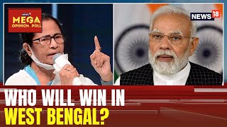 BJP to win 25 seats TMC to get 17 among 42 Seats in West Bengal predicts Opinion Poll  News18 [upl. by Greenleaf623]