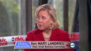 Senator Landrieu appears on This Week with George Stephanopoulos [upl. by Atenek]