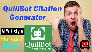 How to Generate Citation with QuillBot 2023  Citation Machine for Websites Books Articles [upl. by Clarita32]