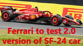 F1 Ferrari Maranello team to test 20 version of SF24 at Fiorano ahead of Imola GP [upl. by Olympia607]