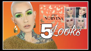 5 Looks amp Review ABH Novina Collection Vol 3 [upl. by Neelehtak]