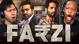 FARZI Official Trailer REACTION  Shahid Kapoor  Vijay Sethupathi  Kay Kay Menon  Raashii Khanna [upl. by Eittap]