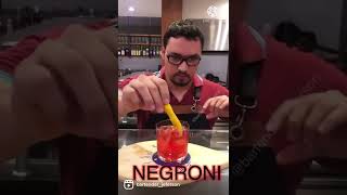 Negroni diferente clássico brasil drinks viral bartender [upl. by Nagle627]