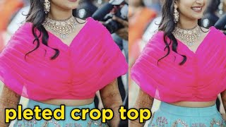 आजकल ये टोप बहुत फेशन मे चल रहा है  pleted crop top cutting and stitching very easy [upl. by Delahk]