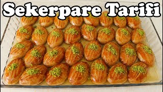 BAYRAMA KOLAY ŞEKERPARE TARİFİ [upl. by Heathcote]