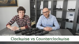 Clockwise CW VS Counterclockwise CCW  Optics Trade Debates [upl. by Haff]