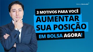 3 motivos para você aumentar sua posição em bolsa agora ibovespa [upl. by Retxab]