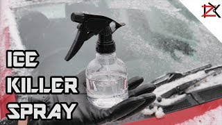 How To Make A Homemade DeIcer SprayDeFrost Your Car  Cheap With Results [upl. by Peri582]