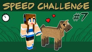 Minecraft Speed Challenge 7  quotBaj und die Pferdequot deutsch [upl. by Wiltsey]