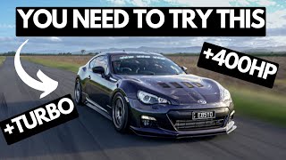 I Drove A 400 HP Turbo Subaru BRZ… OMG [upl. by Pearle]