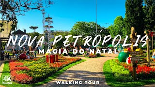 Nova Petrópolis RS  WALKING TOUR 4K [upl. by Stephanus]