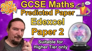 Edexcel GCSE Maths  Predicted Paper 2  June 2024  Higher Tier [upl. by Venola]